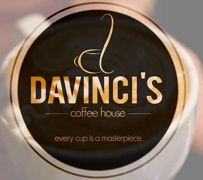 Davinci's coffee house. Every cup is a masterpiece.