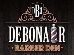 Debonair barber den.