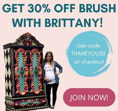 get 30% off brush with brittany. Use code thankyou30 at checkout. Join now.