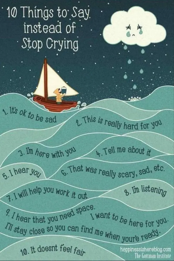 10 things listed with an image of a child in a ship out at sea.