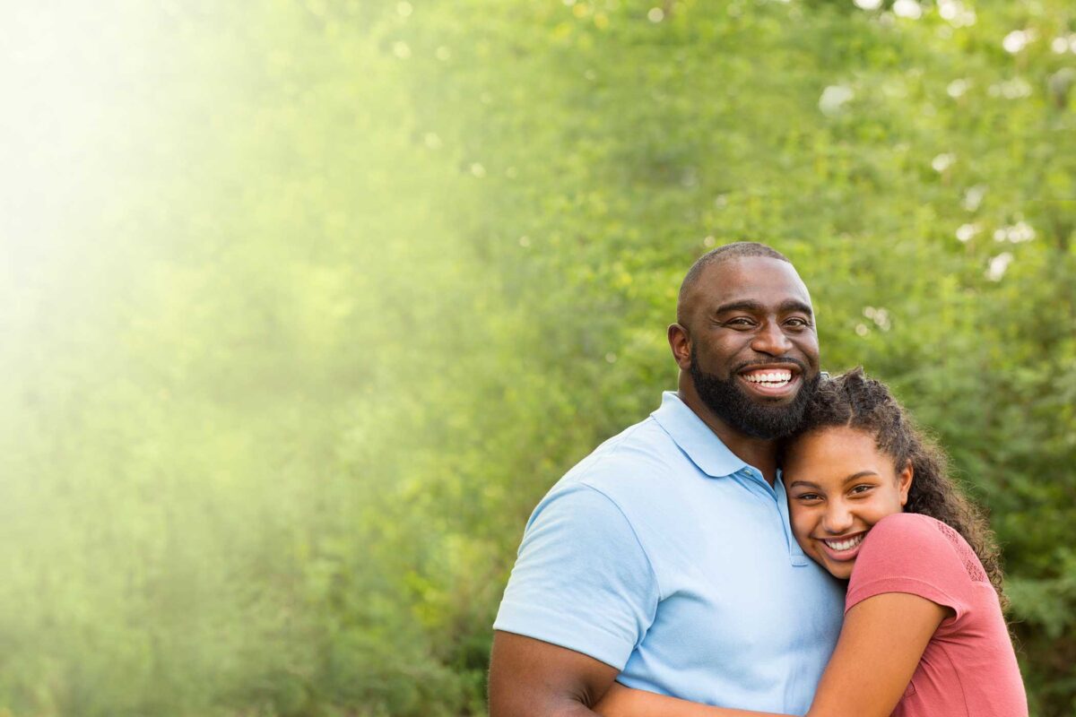 Image of father and daughter