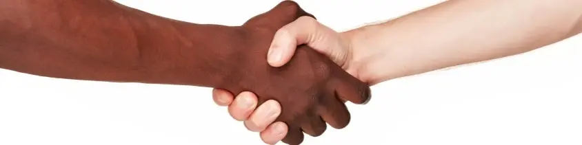 Shaking hands