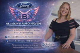 Allison's Auto Haven Business card